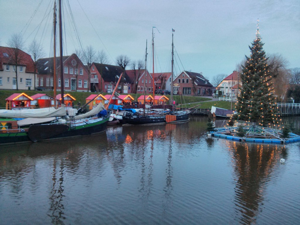 Weihnachtsmarkt in Carolinensiel - Museumsschiffe