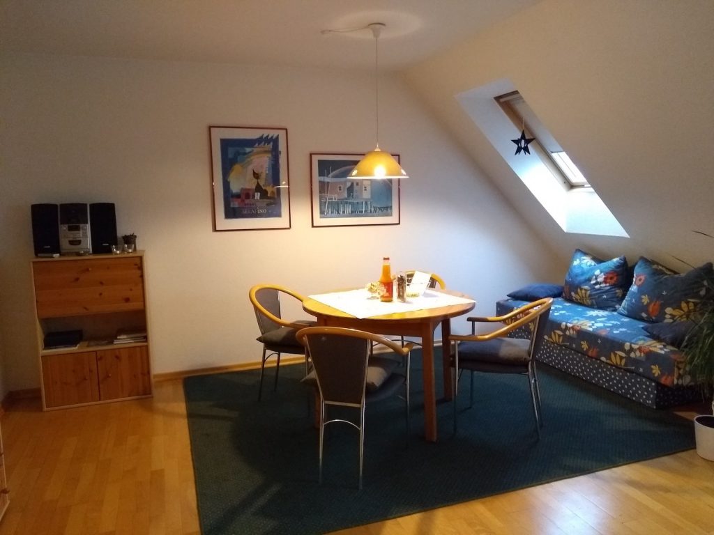 Esszimmer der Ferienwohnung Caro