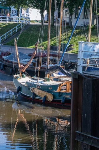 Historisches Boot in Carolinensiel