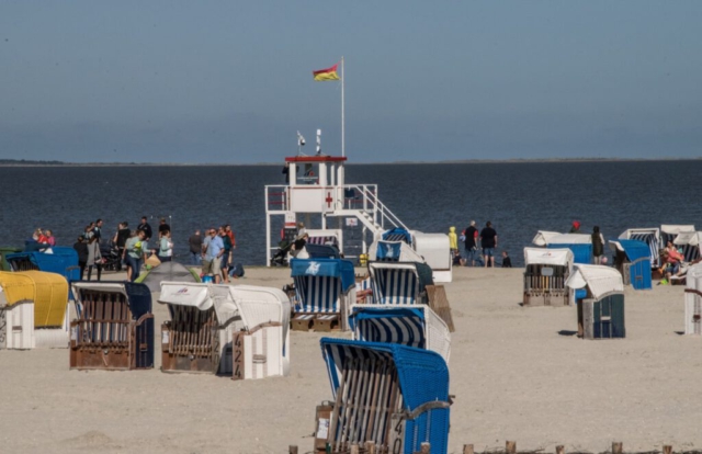 Der Strand in Harlesiel